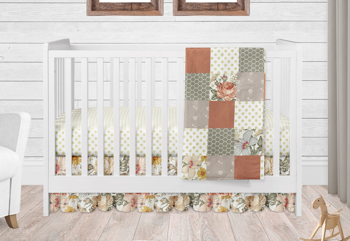 Vintage Wildflower Nursery Bedding