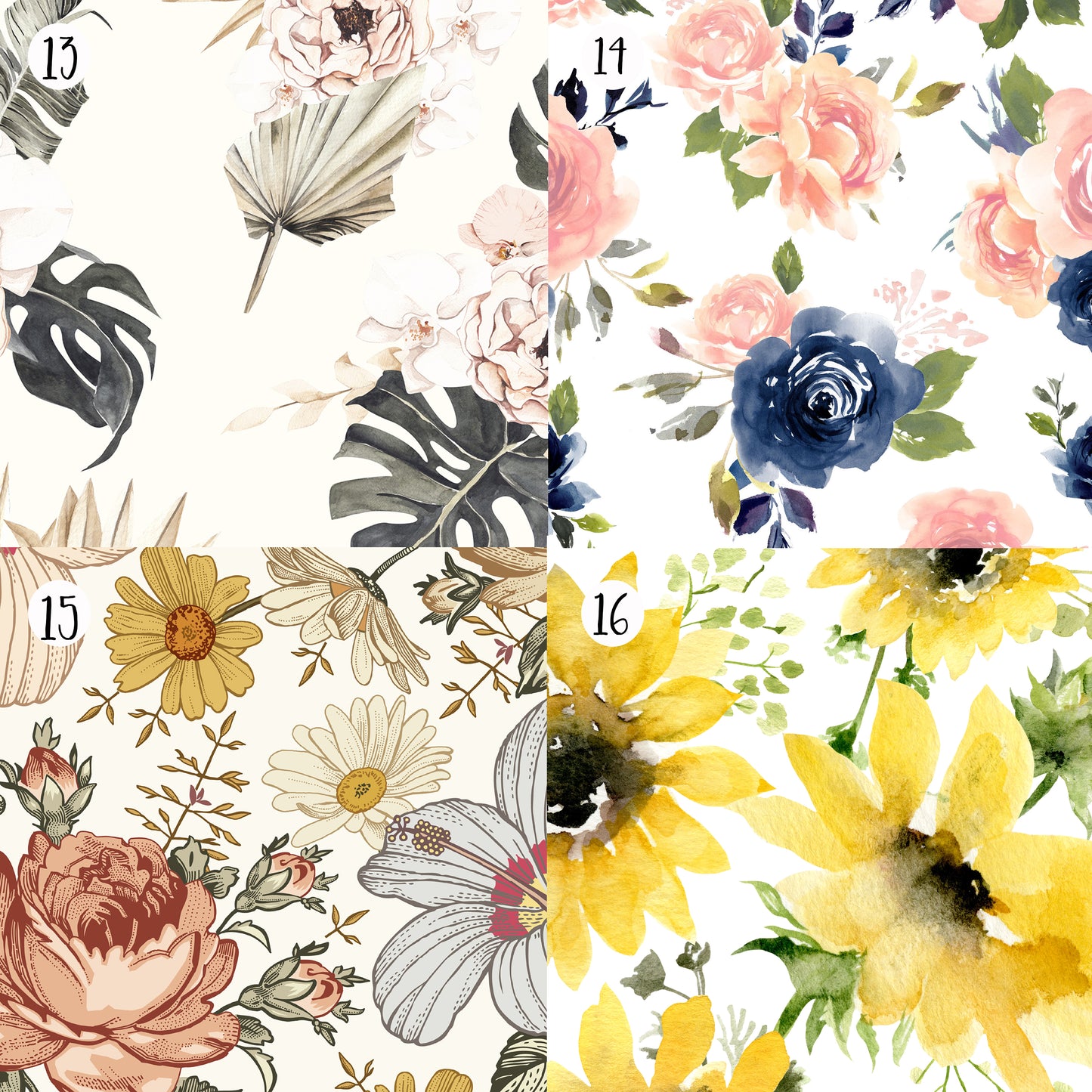 Floral Fabric Options for Crib Bedding