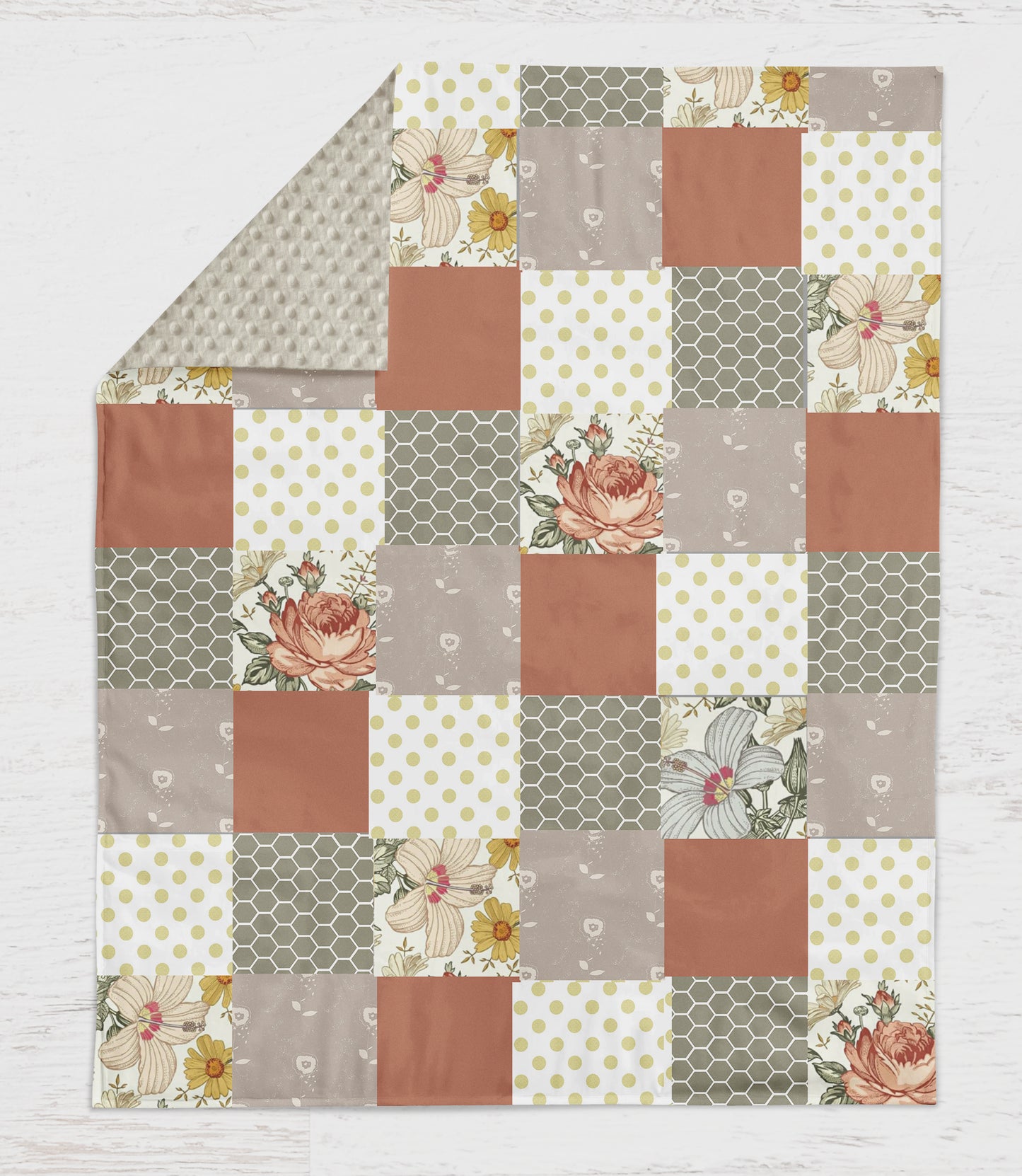 Vintage Floral Crib Bedding