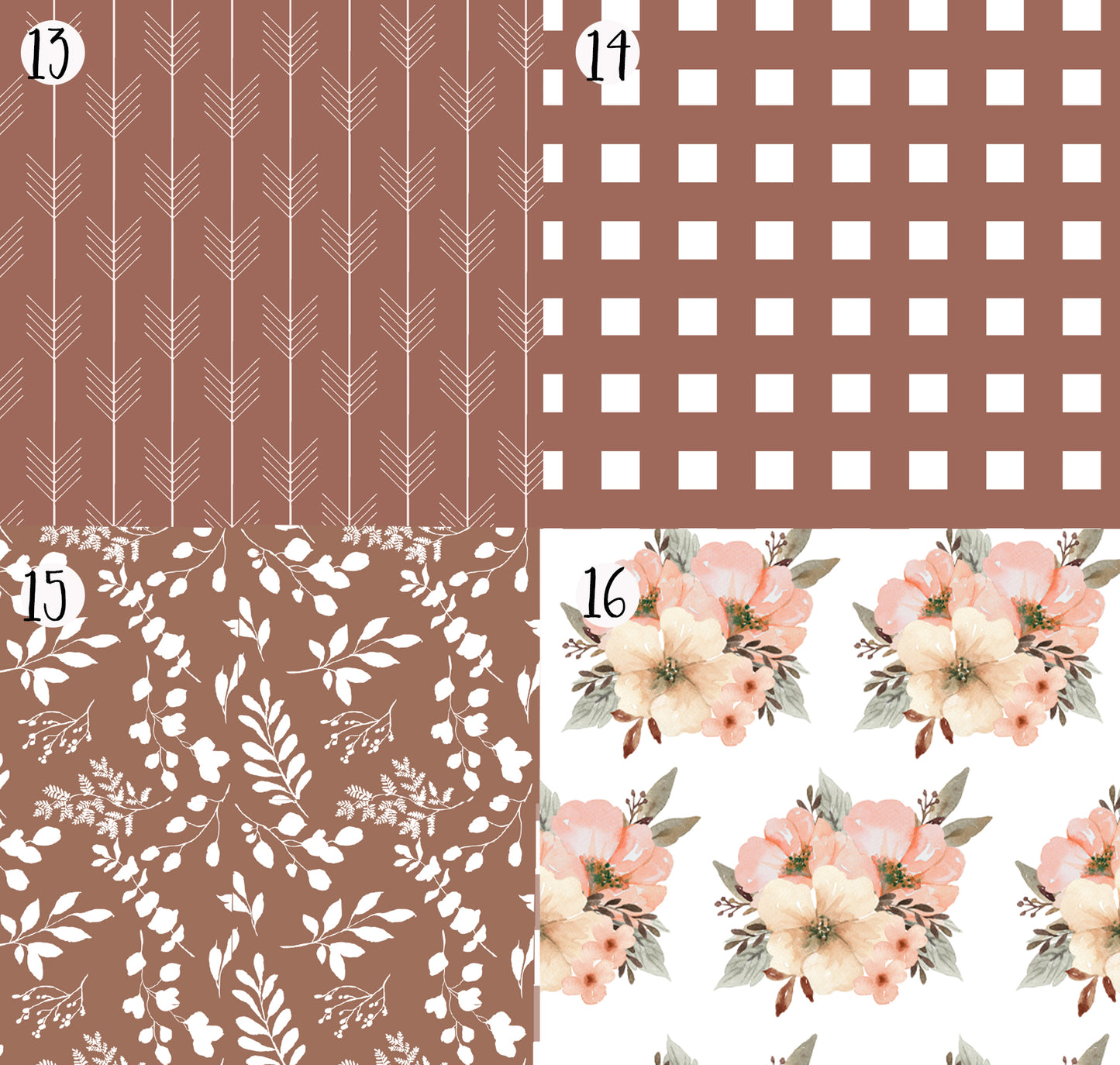 Terracotta Fabric Options