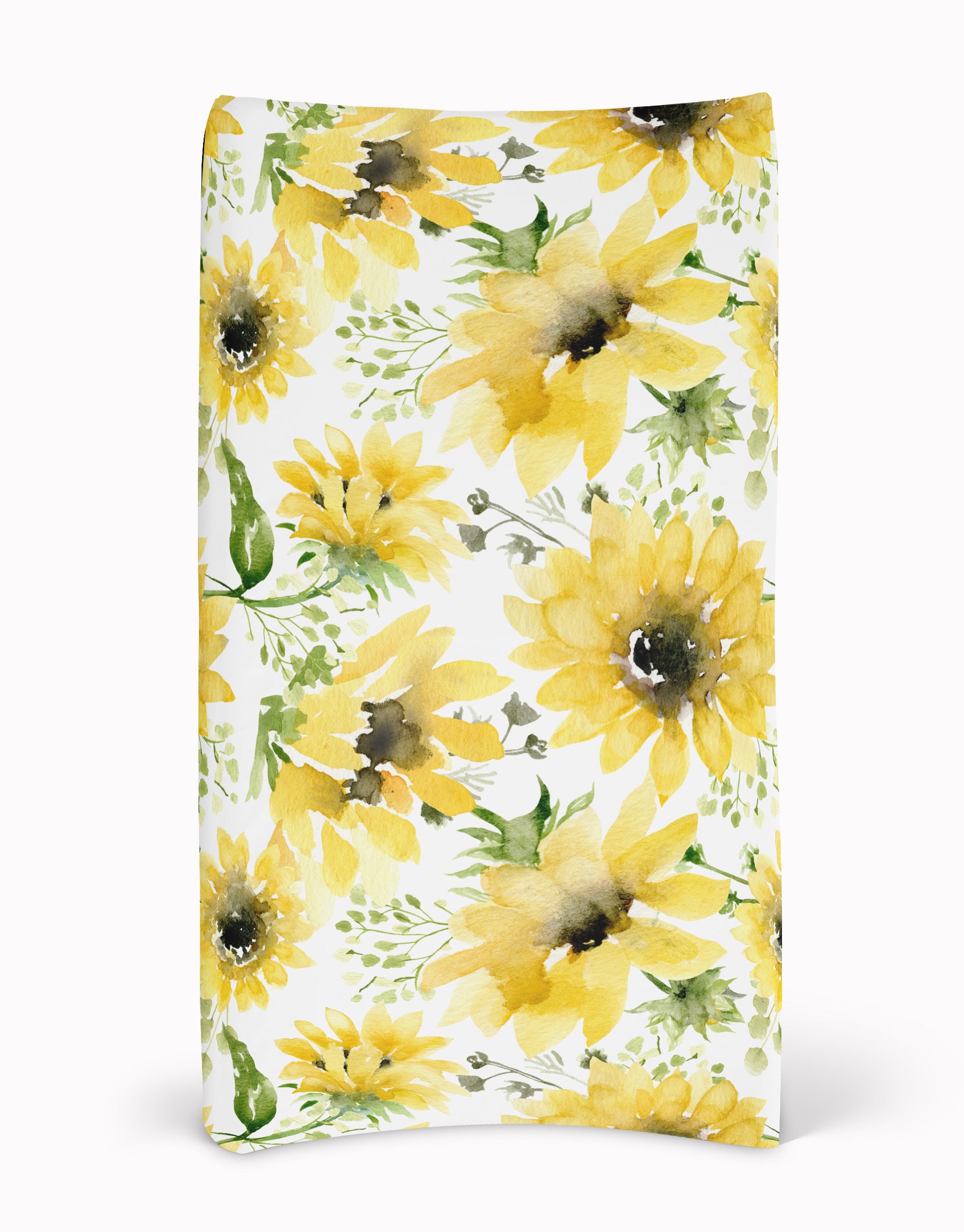 Sunflower Crib Sheet and Change Pad Cover