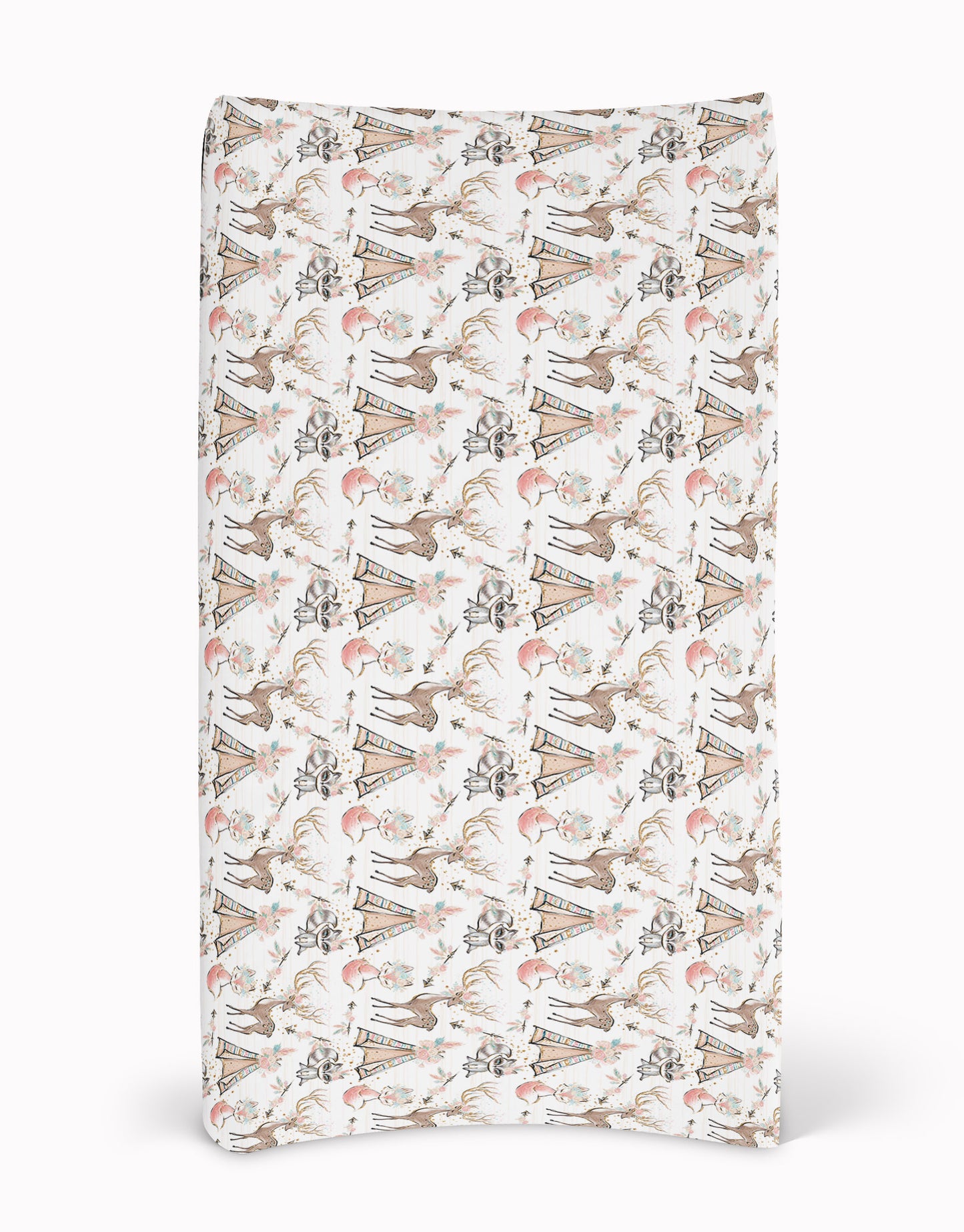 Woodland Boho Crib Sheet and Change Pad Cover