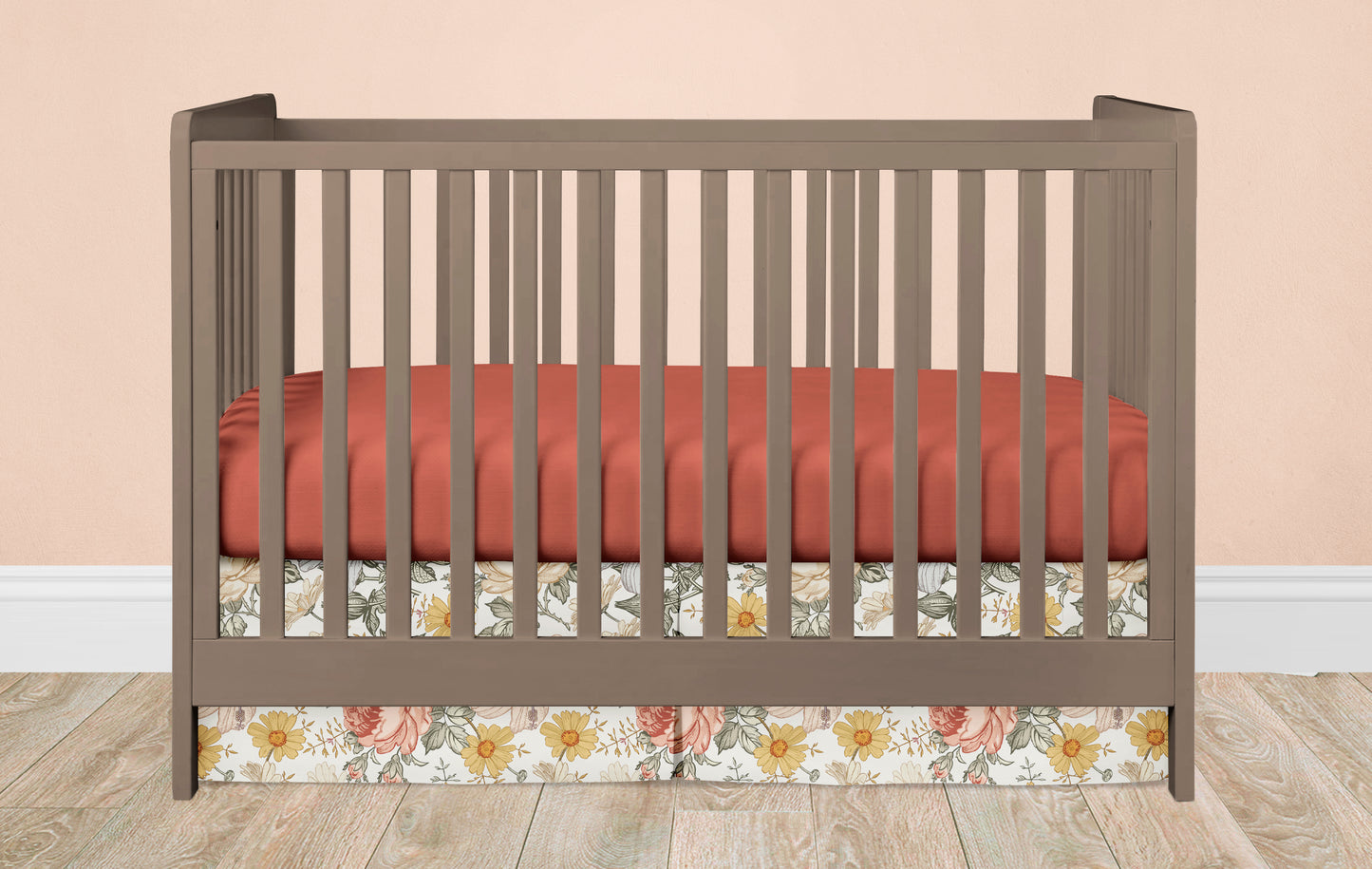 Vintage Floral Crib Bedding