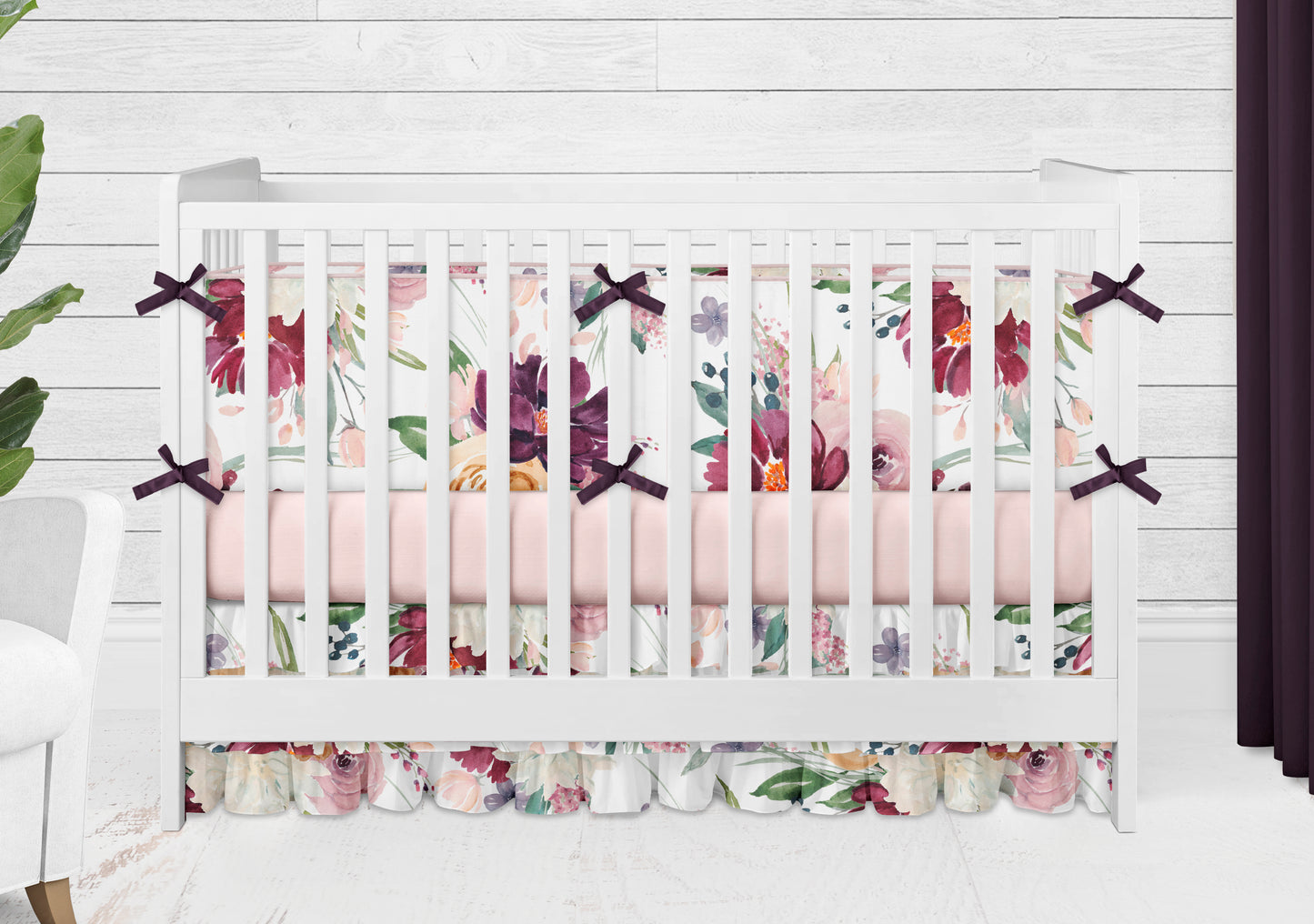 Garden Floral Crib Bedding