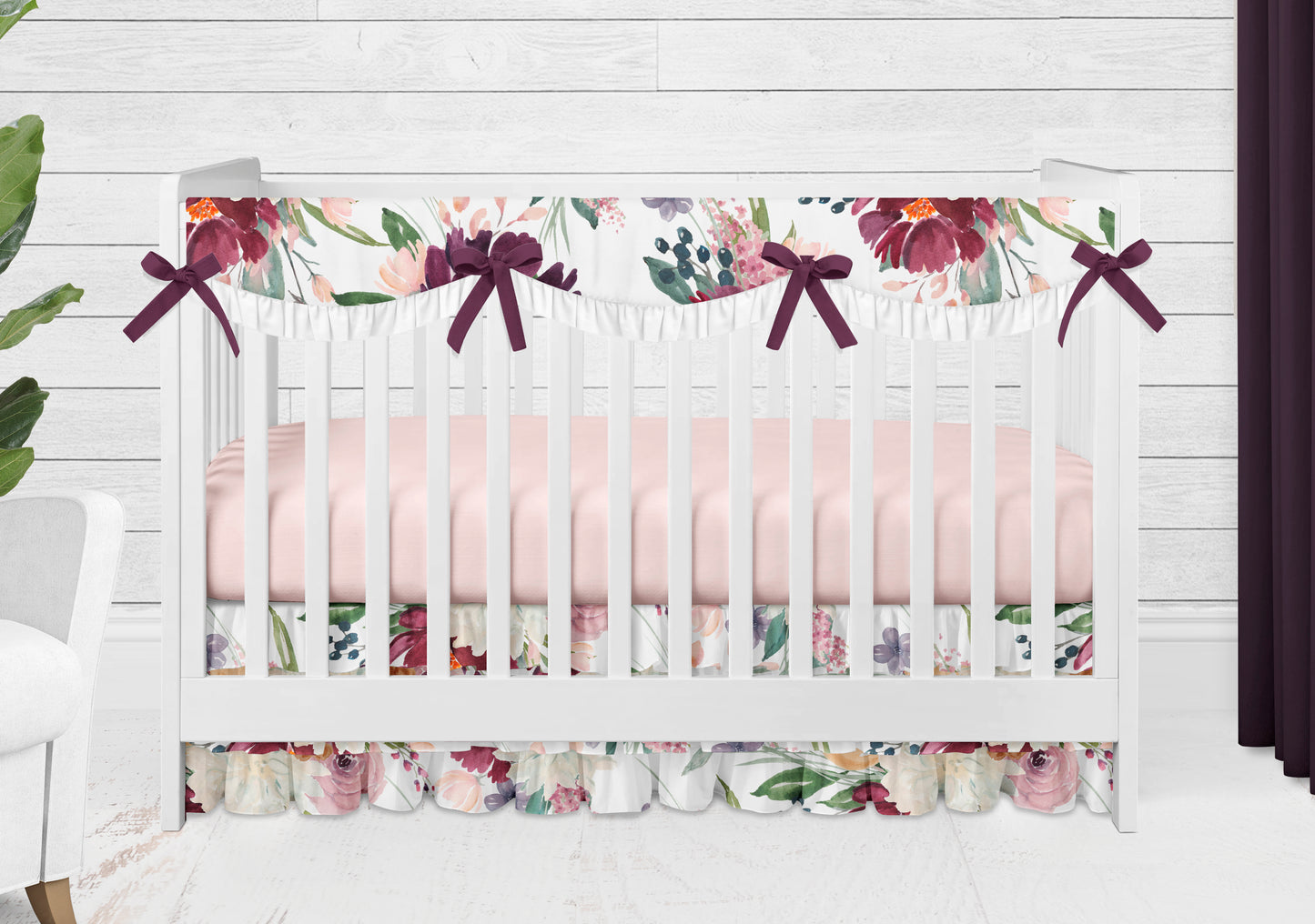 Garden Floral Crib Bedding