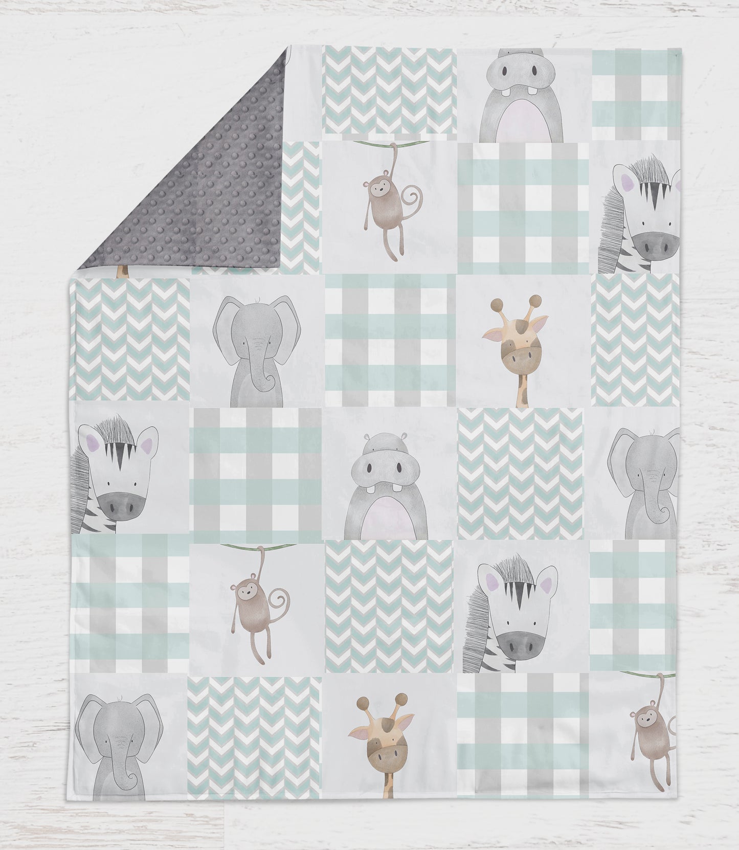 Jungle Animals Nursery Bedding