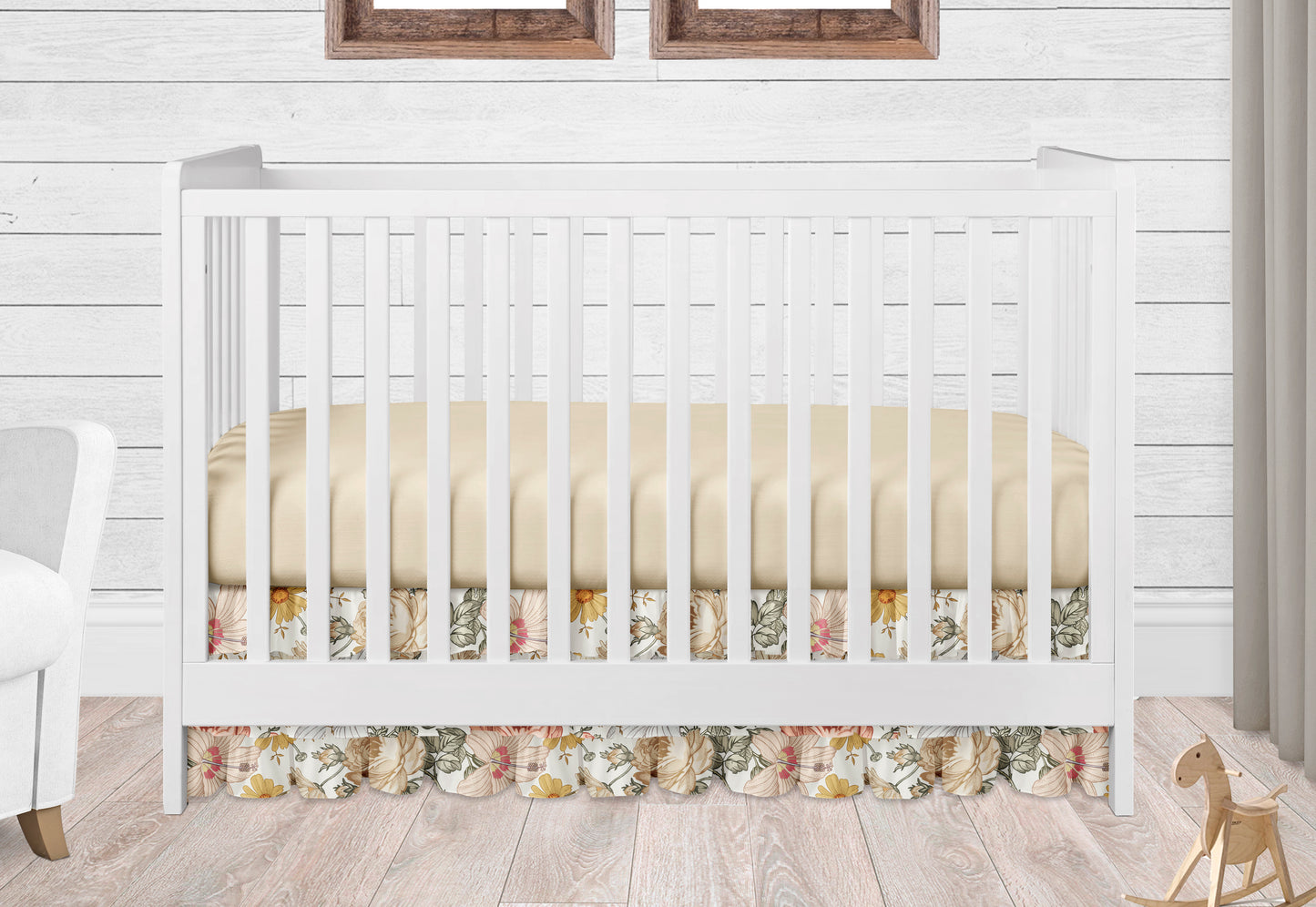 Vintage Floral Crib Bedding