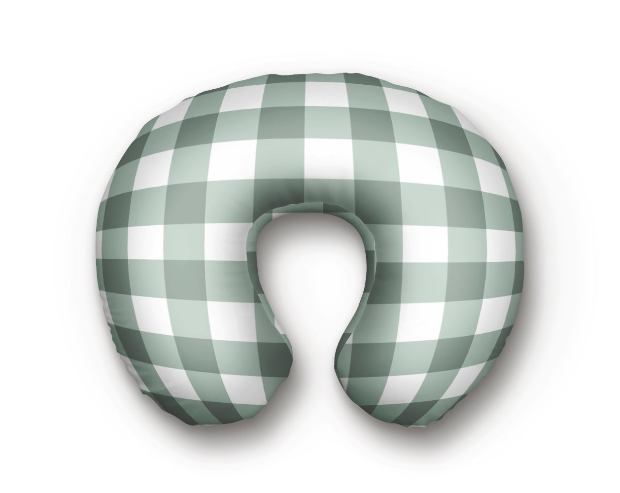 sage plaid boppy cover