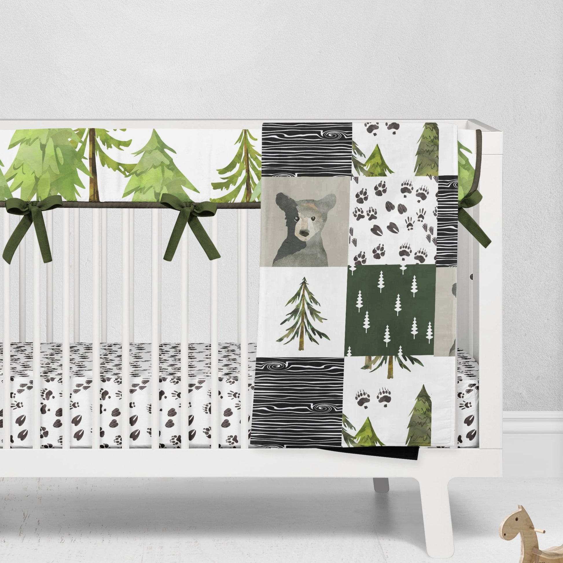 woodland crib bedding