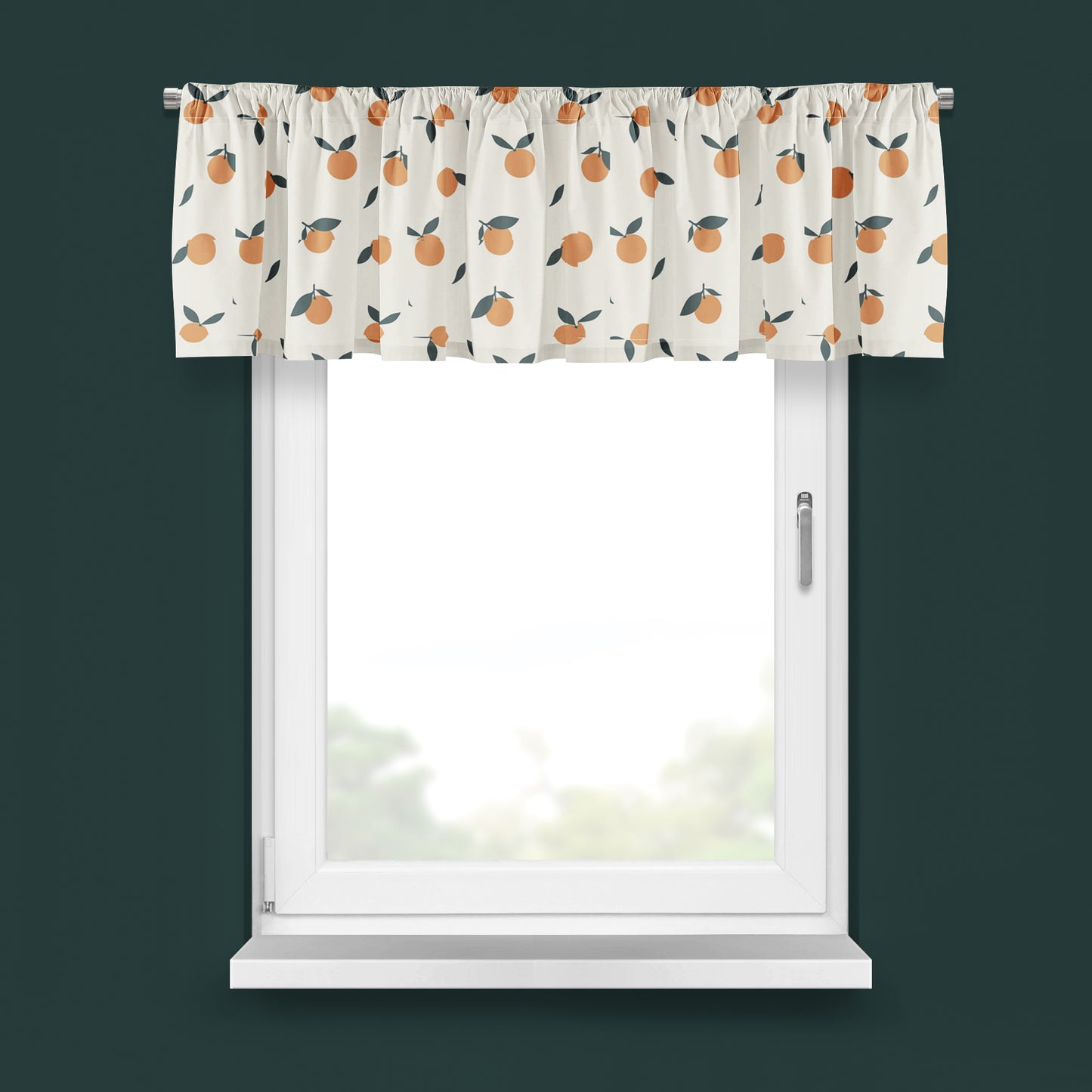 orange blossoms valance